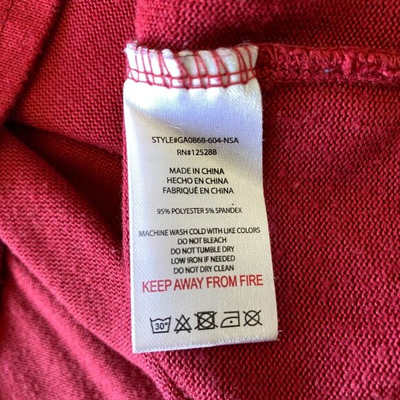 Rae Dunn Jingle All the Way Kids Size 8 Red Long Sleeve Tee Christmas Holiday - Picture 5 of 6